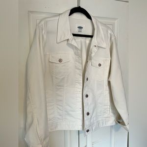 Old Navy White Denim Jacket